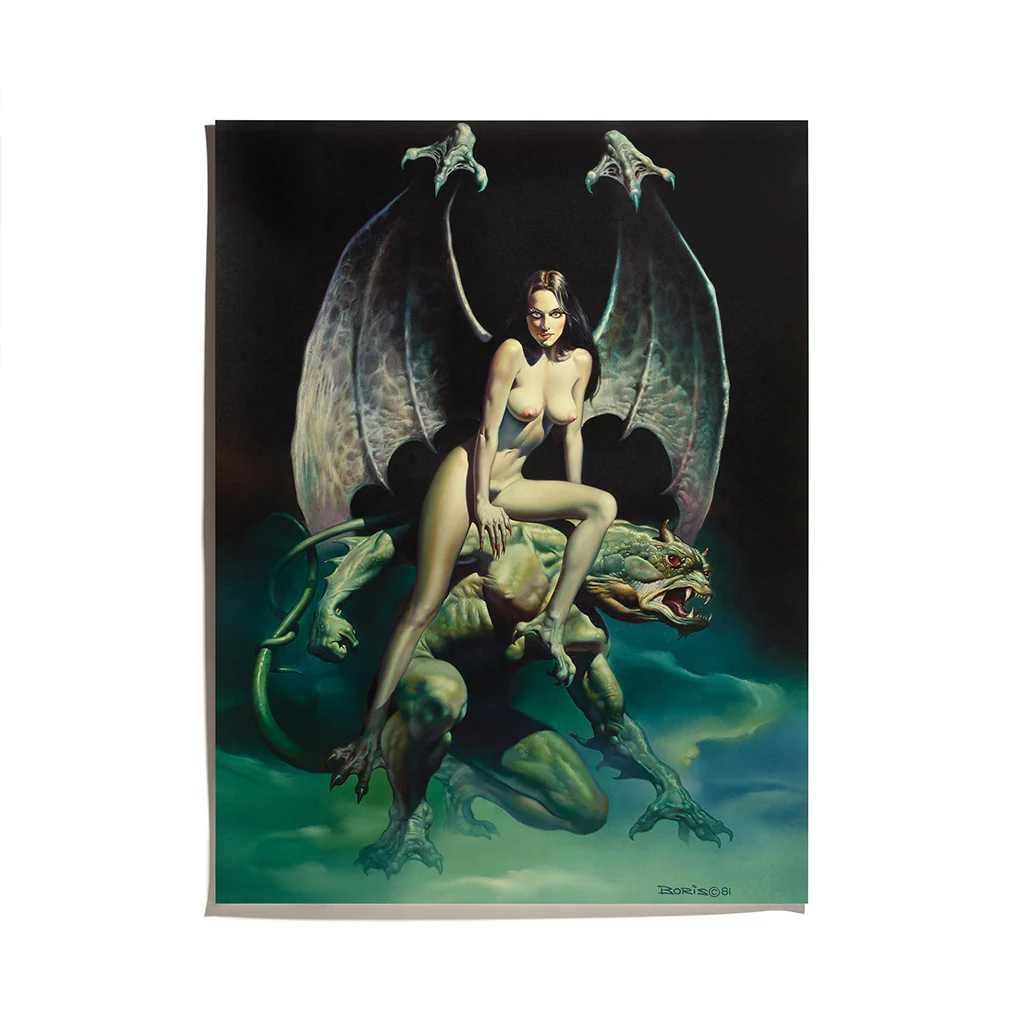 BORIS VALLEJO INCUBUS POSTER