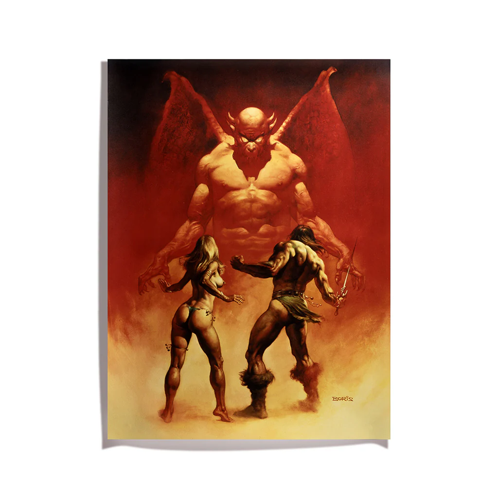 BORIS VALLEJO UNDERWORLD POSTER